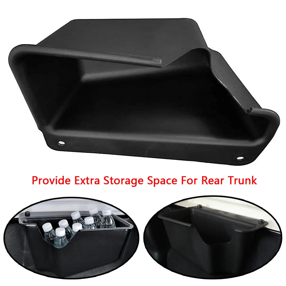 Rear Trunk Organizer Storage Box for Jeep Wrangler JL JLU 2018-2023 4-Door Tray - £112.83 GBP
