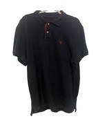 AMERICAN EAGLE Men&#39;s Polo Shirt Short Sleeve Athletic Fit NAVY BLUE RED ... - £8.15 GBP