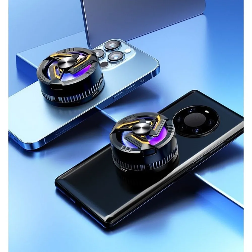 Magnetic Cooler Cellphone Universal Semiconductor Cooling Fan Game Fitting - £19.05 GBP