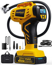 KeenPower Tire Inflator Portable Air Compressor - 2X Faster - 21V Rechar... - $226.76