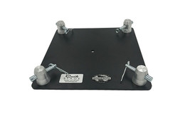 12&quot; x 12” Black Aluminum Truss Base/Top Plate Fits Global Truss F34 SQ &amp; others - £62.19 GBP