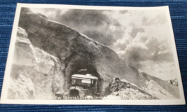 Salmon Mountain 30&#39;s Ford Car Snow Tunnel RPPC UNPOSTED B/W Photo Postca... - £34.13 GBP