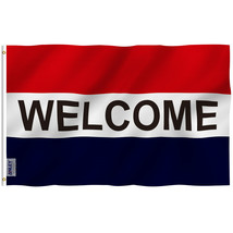 ANLEY Fly Breeze 3x5 Ft Ceremonial Welcome Flag Polyester Double Stitched - £6.25 GBP