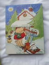 2 Vintage 1980s ZIGGY Tom Wilson Christmas Card Envelope Stationary In B... - $18.46