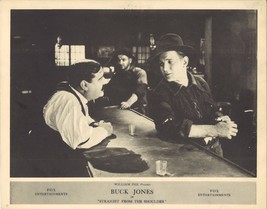 *Straight From The Shoulder (1921) Buck Jones At Saloon Bar Silent Film Western - £58.73 GBP
