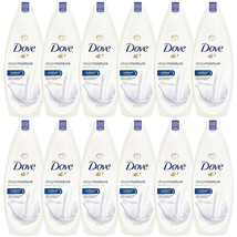 12-New Dove Body Wash Deep Moisture For Dry Skin Hydration Profunde-22 oz bottle - £97.53 GBP