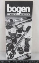Vintage Bogen Manfrotto Camera Tripod Product Brochure g35 - £26.62 GBP