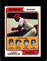 1974 Topps #326 Sparky Anderson Exmt Reds Mg Hof *X106975 - £2.89 GBP
