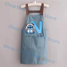 Disney Stitch Kitchen Waterproof Oil Resistant Apron Men Women Fashion -... - $6.10