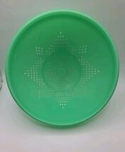 Vintage Tupperware Jade Green Colander Footed Strainer Bowl 339-3 Granny... - $10.88