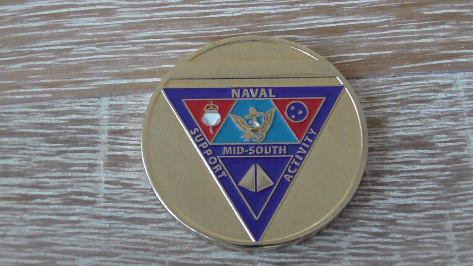 USN Naval Support Activity Navy Ten Nautical Miler Challenge Coin #781Y - $10.88