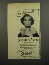 1953 Hotel St. Regis Ad - The Maisonette Constance Moore and her songs - £14.76 GBP