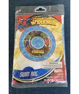 NEW RARE Marvel SPIDER SENSE Spiderman Swim Ring Pool Float Tube 2011 NOS - $241.39 MXN