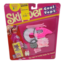 VINTAGE 1989 MATTEL BARBIE SKIPPER COOL TOPS CLOTHING OUTFIT # 9088 SEALED - £29.57 GBP