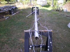 Sailboat Mast With Rigging from a Catalina 22 - $637.00