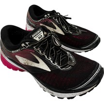 Brooks Ghost 10 Shoes Black Pink Womens 8.5 B Running 1202461B067 - $294.43 MXN