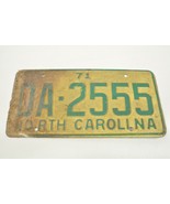 Vintage 1971 North Carolina N C Automobile Metal License Plate Tag - $16.82