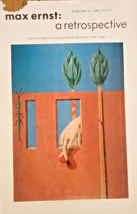 Max Ernst - Affiche Originale Exposition - Guggenheim NEW-YORK - Rare - 1975 - £105.02 GBP