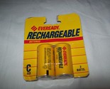 Vintage Pack of 2 Eveready Rechargeable Batteries Battery Size C 1.2V ne... - $19.79