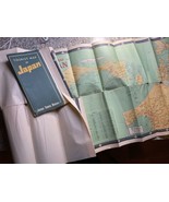 Tourist Map of Japan 1951 Japan Travel Bureau  Folds Out to 29&quot;x40&quot; - $19.78