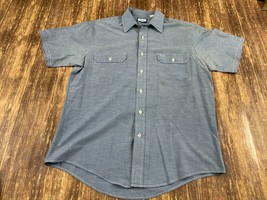 VTG Fieldmaster Men’s Light Blue Button-Down Shirt - Medium - $3.50