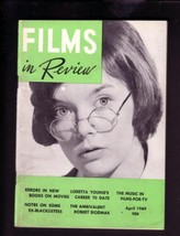 Films In REVIEW-APRIL 1969-ROBERT Siodmak Vf - £19.84 GBP