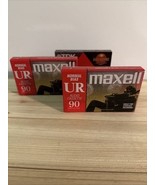 MAXELL Normal Bias UR 120 Min Audio Cassette Tapes Lot of 2 NEW Sealed P... - $20.27 CAD
