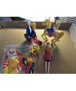 McDonalds Happy Meal Toys Ronald Ty Beanie Sitting Ronald Mattel Barbies... - $126.94 MXN