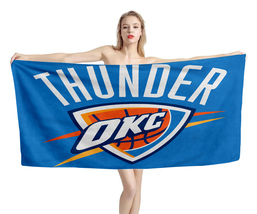 Oklahoma City Thunder NBA Beach Towel Swimming Pool Holiday Vacation  Gift - £18.02 GBP+