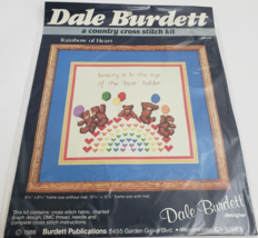 Dale Burdett Christmas Cross Stitch Kit Rainbow of Heart CK297 1986 - $14.80