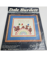 Dale Burdett Christmas Cross Stitch Kit Rainbow of Heart CK297 1986 - $14.80