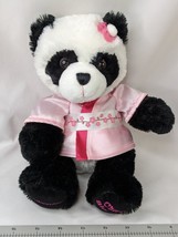 Smithsonian Panda Bear Plush Kimono Cherry Blossom 10 Inch Stuffed Animal Toy - £10.04 GBP