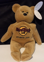 Hard Rock Cafe collectible bear Atlantic City bear plush toy - $10.84