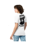 Unisex Premium T-Shirt – Howdy Fellas Back Print (White) - €51,21 EUR