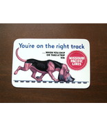 1955 Missouri Pacific Lines Pocket Card Calendar - You&#39;re On The Right T... - $12.99
