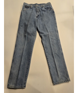 WRANGLER Riata straight leg pleaded denim blue jeans model#22MWZSW - $20.08