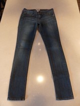 Womens Mudd  Skinny Jeans  Blue Size 3  Stretch W 29-30 I 30 Rhinestone ... - $16.71