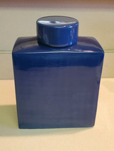 Blue 10 3/4&quot; Tall Decorative Blue Ginger Jar Container with Lid #30513-S (NEW) - £47.44 GBP