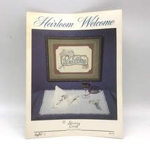 Vintage Cross Stitch Patterns, Heirloom Welcome, 1984 Stoney Creek Collection - $7.85