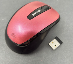 Microsoft Wireless Mobile Mouse 3500 Model 1427 w/ Receiver Dragon Fruit... - $18.99