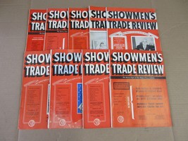 Vintage Showmen&#39;s Trade Review 1946-1951 Lot of 9 Magazines    28 - £292.04 GBP