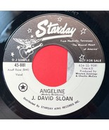 J David Sloan Angeline / Something Aint Right 45 Country Starday Promo 881 - $14.89