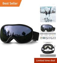 Versatile Anti-Fog Ski Goggles with Dual Lens &amp; Comfortable Fit for Skaters - $54.40