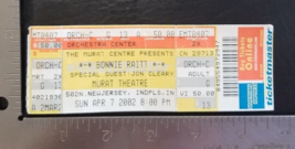 BONNIE RAITT / JON CLEARY - VINTAGE ORIG. 2002 UNUSED WHOLE FULL CONCERT... - $15.00