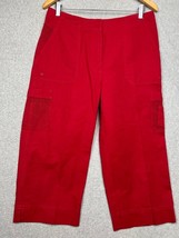 VTG Lauren Ralph Lauren Crop Cargo Capri Jeans Wmn Sz 12 Outdoor Casual Y2K 90s - £26.39 GBP