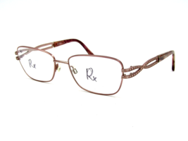 bebe BB5173 Women&#39;s Metal Eyeglasses Frame, 770 Rose Gold. 55-17-140 #09L - £18.47 GBP