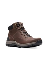 Clarks Men's Walpath Mid Oxford Boot, Dark Brown Leather Size 8.5 - $118.79