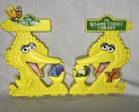 1970s Sesame Street Library Big Bird Yellow Plastic Book Rack End Holder... - $25.00