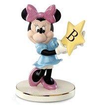 Lenox Disney You&#39;re A Shining Star Minnie Mouse Letter &quot;B&quot; Monogram Figurine New - £31.45 GBP