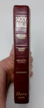 Holy Bible KJV Giant Print Red Letter Edition Concordance Regency 885CBG 1990 - £27.50 GBP